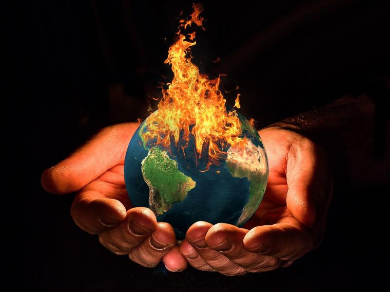 Küresel ısınma dünya yangın Pixabay.jpg